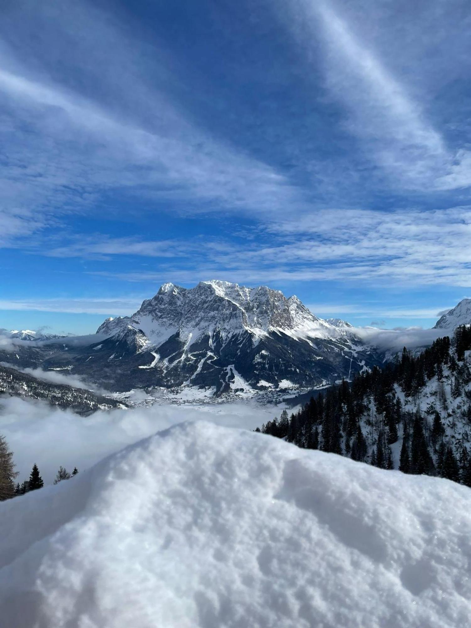 Chalet Zugspitzblick Lermoos Exteriör bild