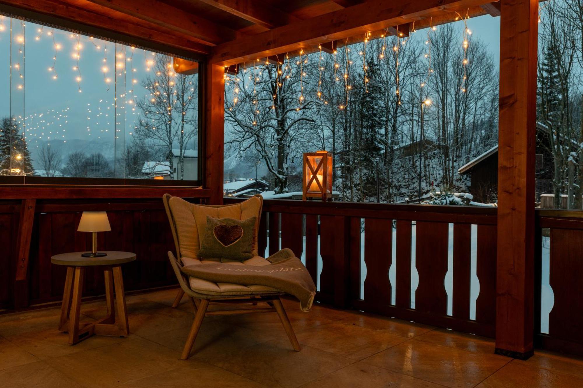 Chalet Zugspitzblick Lermoos Exteriör bild